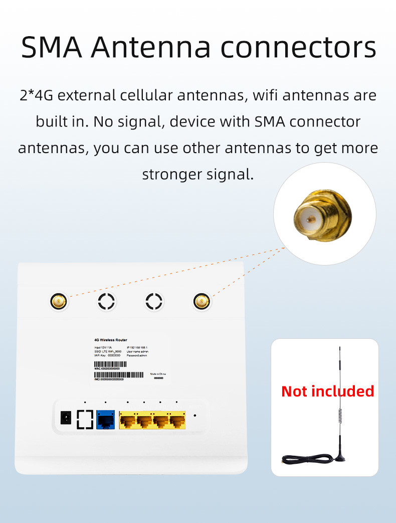 300mbps Dual SiM Mobile Router , 32 Users 4G Wifi Pocket Router