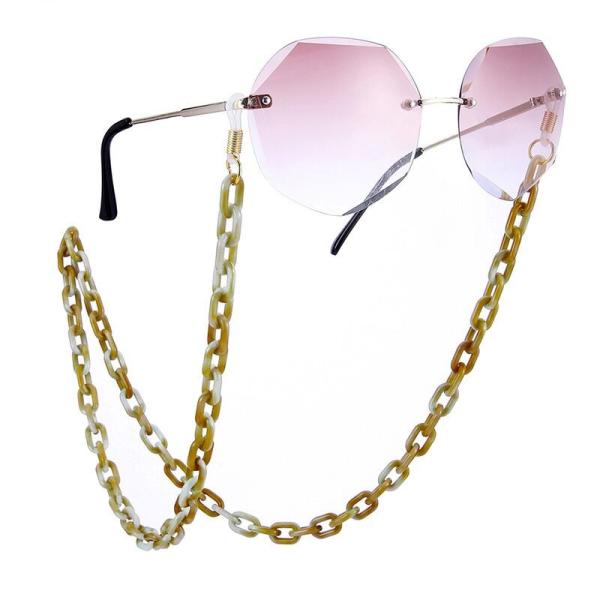 Fashion glasses accessories anticorrosive glasses rope plastic chain fish-bone chain polypropylene chaine