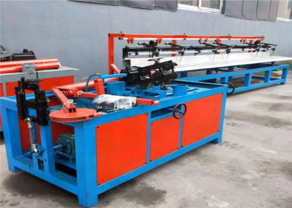 Quality 2m - 6m Semi Automatic Diamond Chain Link Fence Machine 1.7 T-1.9T 20-150 M2/H for sale