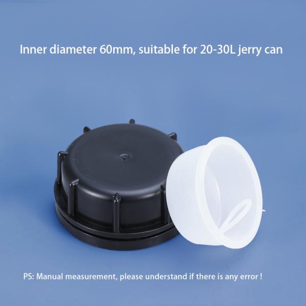 53mm Plastic Cap Blue Screw Cover Lid For 10L Jerry Can With Childproof Tamper Cap