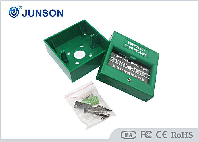 36VDC Exit Door Release Button Fire Type Dull Polish 3A ABS