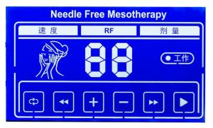 Buy cheap OEM Large Sized HTN Segment LCD Display For Medical Treatment product