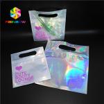 Bikini Garments Plastic Pouch Packaging Hologram 3d Material Stand Up Bag With