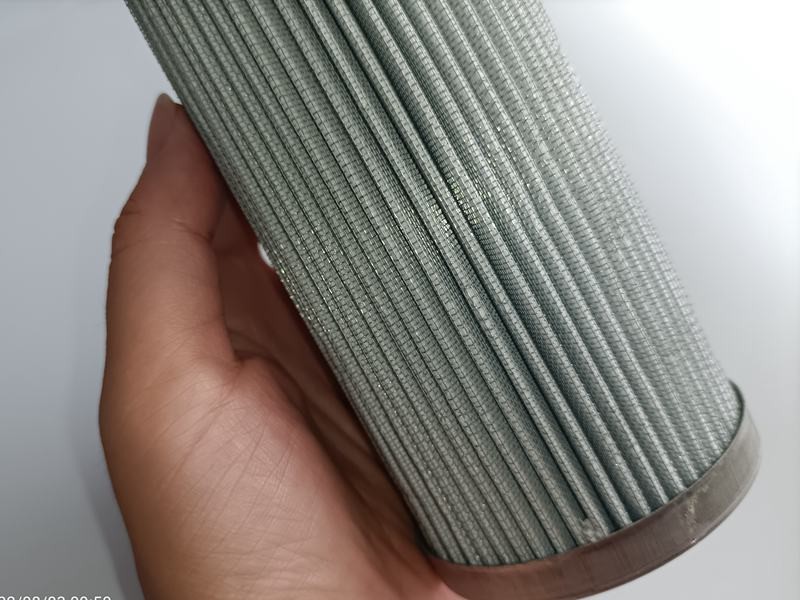 SS304 SS316 Industrial Hydraulic Oil Filter Element Multi Layers Wire Mesh Technic