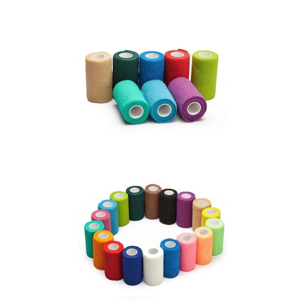 Latex Free Vet Wrap Adhesive Elastic Cohesive Bandage