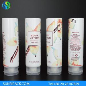 China 150ml/5.3oz large diameter plastic tube empty body lotion plastic packaging tubes on sale