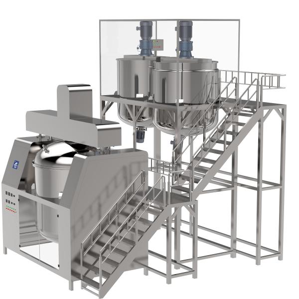 Quality Hydraulic Lifting Liquid Detergent Mixer Machine Including Vacuum System for sale