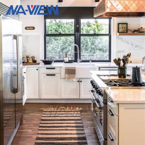 Quality Aluminium OEM ODM Naview Modern Small Single Hung Windows Maker for sale