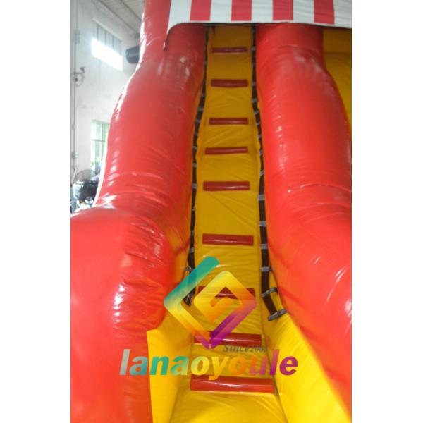 Water Proof EN71 8.3*4*5.6m Inflatable Play Park With Slide