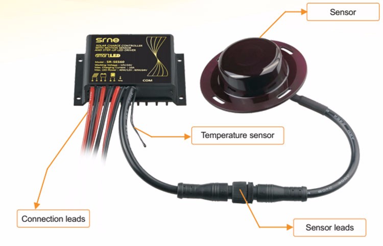 Programmable Automatic Solar Street Light Controller With Motion Sensor
