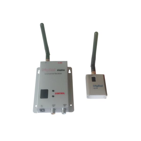 2.4Ghz 8km FPV/UAV Wireless Video Transmitter 400mW Real-time Analog AV Transmitter and Receiver 12 Channels
