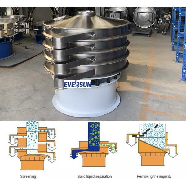 Automatic Vibrating Flour Screening Machine Electric Screen Sieving For Food