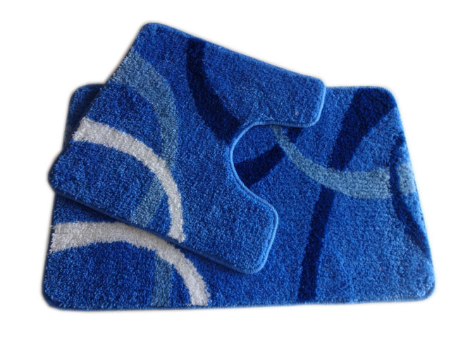 Buy cheap Acrylic Rugs&amp;Mats with Latex Backing , Blue product