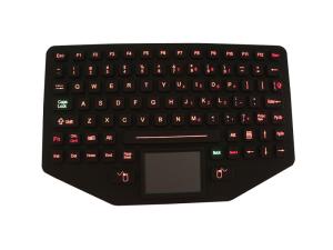 Buy cheap Military Ruggedized Silicone Keyboard with Backlit Touchpad EMC Standard product