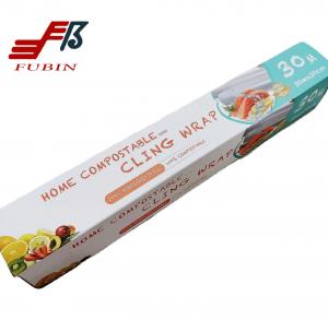 China Biodegradable Compostable Wrap Cling Film 30cm*30m For Preserved Fruit on sale
