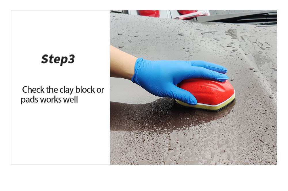 Black Customized Size Clay Bar Block Carbon Collective Clay Block