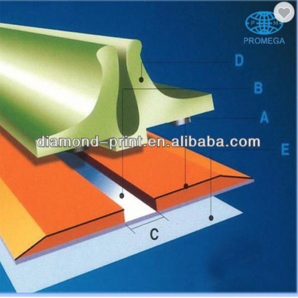 Diecutting Material Pressboard Creasing Matrix Adhesive Creasing Channel 700mm