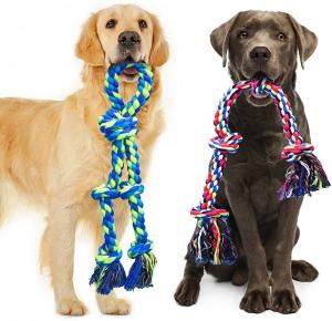 China Indestructible Tough Rope Toys For Large Dogs 100% Cotton Teeth Cleaning on sale