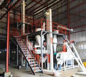 Buy cheap 3-5T/H Chicken Feed Pellet Production Line 2-4mm Livestock Feed Pellet Mill product