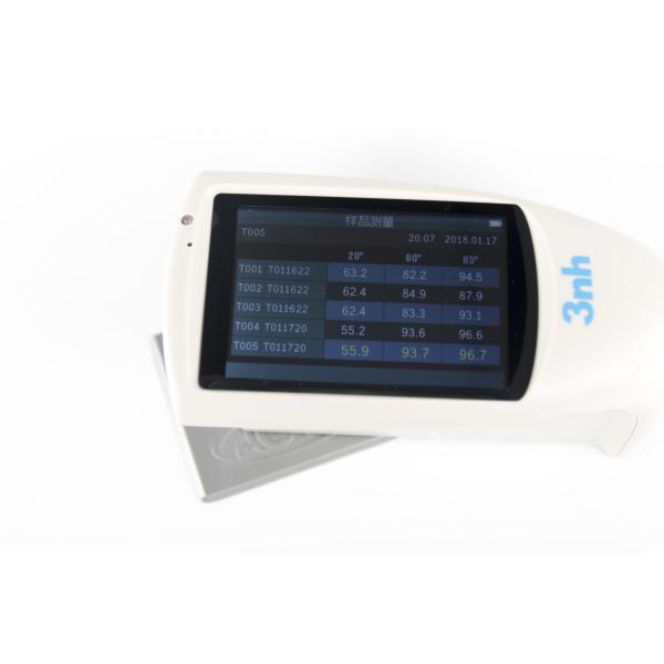 Non Destructive Professional Gloss Meters Portable Variable Angle 0.1GU Division Value