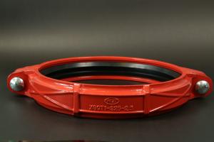 Buy cheap industrial pipeline Grooved Clamp Coupling CMA CAL CCC certificate product