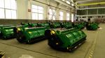 Rear mounted 3 point Mensor shredder for vineyard and orchard with competitive