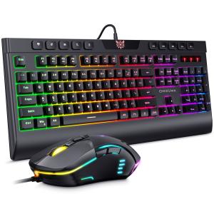 Buy cheap Computer Wired RGB Gaming Keyboard and Mouse Combos LED for Gamer product