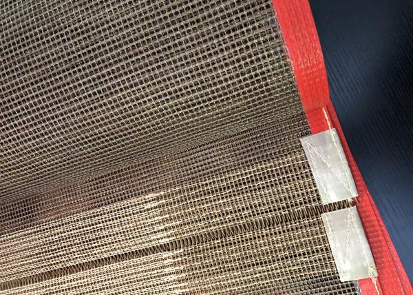 Quality UV Dryer High Temperature Resitance 5*5mm PTFE Mesh Belt for sale