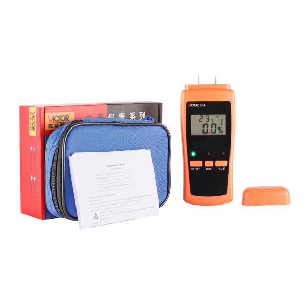 VICTOR 2GA Digital Wood Moisture Meter Handheld Humidity Meter