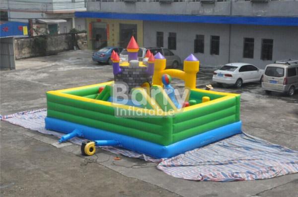 Quality Inflatable Fun City Castle Themed Amusement Park Inflatable Playground Equipment for sale