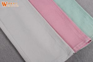 China 58 59 PFD RFD Denim Fabric Rolls Custom Printed Pink Denim Fabric By The Yard on sale
