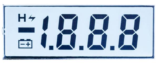 Transimissive Transflective Reflective 7 Segment LCD Display STN LCD Meter