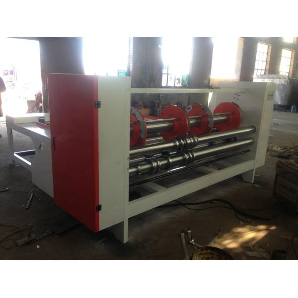 Chain Feeding Eccentric Slotter Machine , Box Making Corrugation Machine