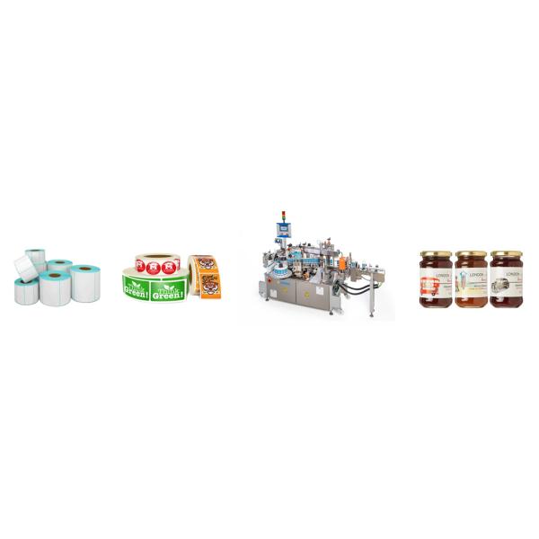Customized Adhesive Packaging Logo Roll Sticker Labels Printing For Bottles