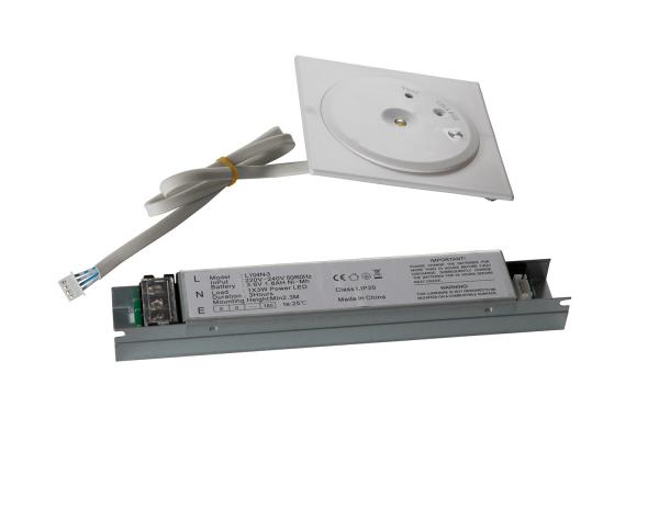 Quality Non Maintained IP20 LED Recessed Emergency Light Fire Exit Signs 220V for sale