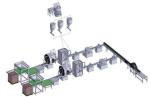 Linear Automatic Powder Packing Machine Auger Filling Capping Machine