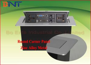 Buy cheap Multi Function Conference Desktop Pop Up Power Socket Box Zinc Alloy Round product