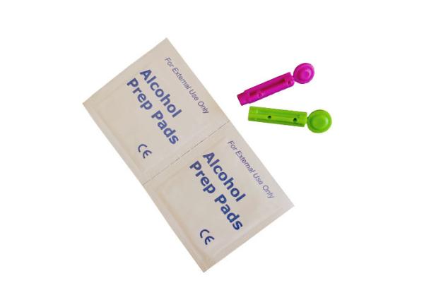 Quality Gama Ray Sterilizaton Isopropyl Alcohol Pads 6cm 3cm Single Use for sale