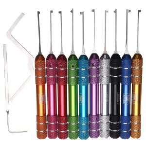Buy cheap Locksmith Kaba Lock picks 12 in 1 Practice Lock Picks Unlocking Tool Set Keys Remove Tools product
