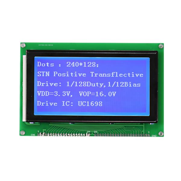 Quality 240x128 Cog Graphic LCD Display Module 5.1inch LCD Control Panel for sale