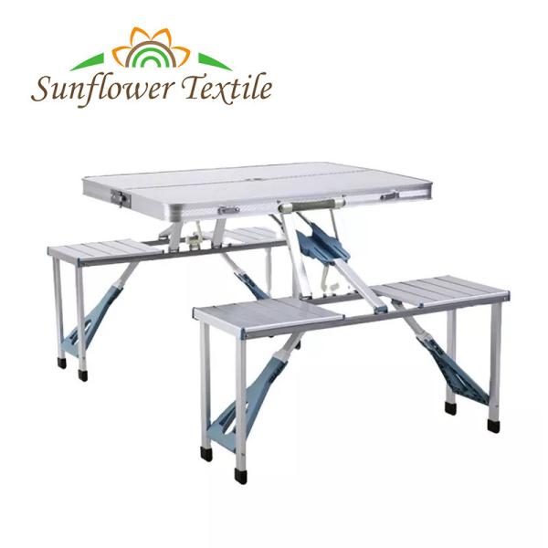 Quality 85x67x39.5CM Aluminum Alloy Folding Picnic Table And Chairs Custom Color for sale