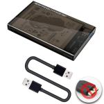 USB3.0 Port Hard Drive Enclosure 2.5 inch HDD SSD Portable Case Transparent