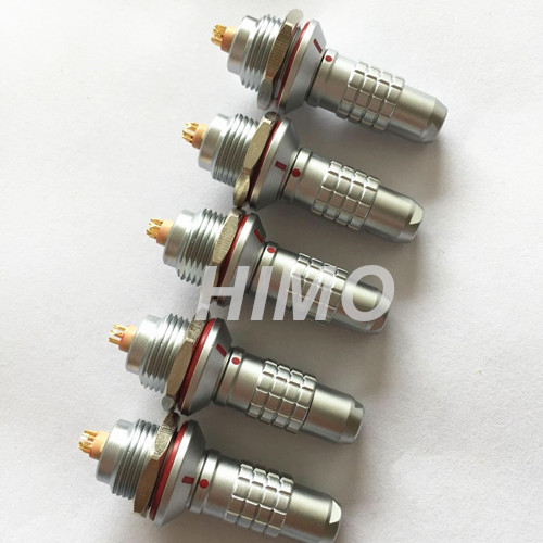 K Series Ip68 Electronic Plug 6pin IP68 Chrome Clad Replacement Lemo Watertight Connector