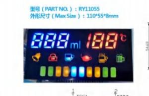 Buy cheap 100000hrs Segment LED Display Module CC Polarity For Air Conditioner product