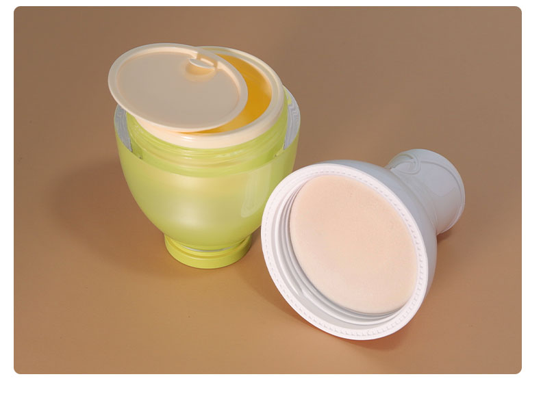 Plastic Skincare Cream Jar Customized Face Cream Container Cosmetic For Whitening Face Cream Set