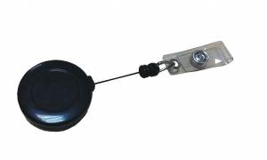 China Heavy Duty Self Retracting Retractor Badge Holder With Retractable Kevlar Cord on sale
