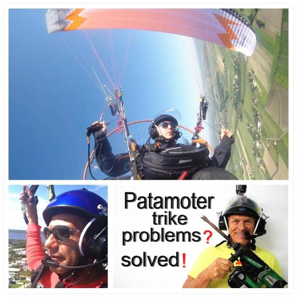 Red color PPG Helmet/Paramotor Helmet With Full Headset EN966 Paramotoring GD