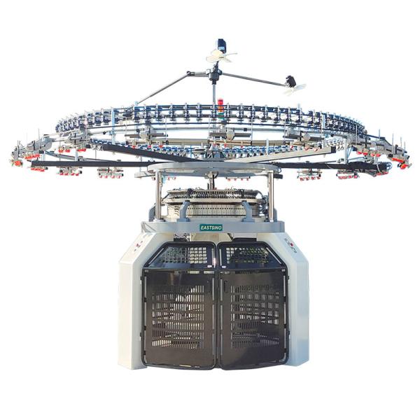 Quality Single System Electric Circular Knitting Machine White And Black Large Machine for sale