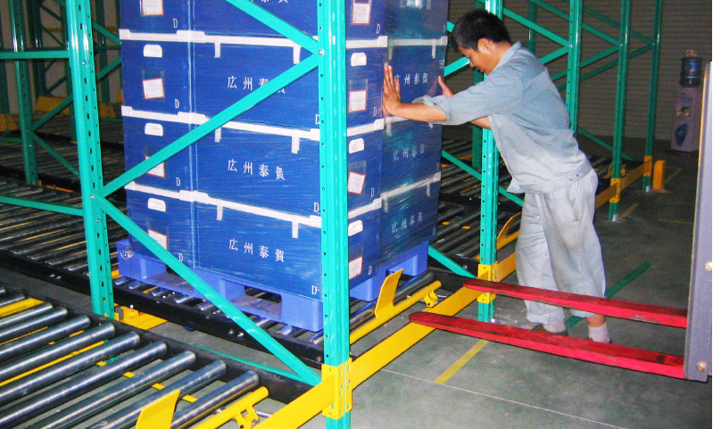 Gravity racking Pallet flow rack Warehouse Storage Rack