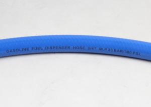 Buy cheap ID 3 / 4 Inch Blue Flexible Fuel Dispenser Hose Single Wire For Gas Station product